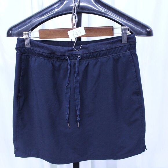 GreenTea Dark Blue Skort with Drawstring - Picture 1 of 7